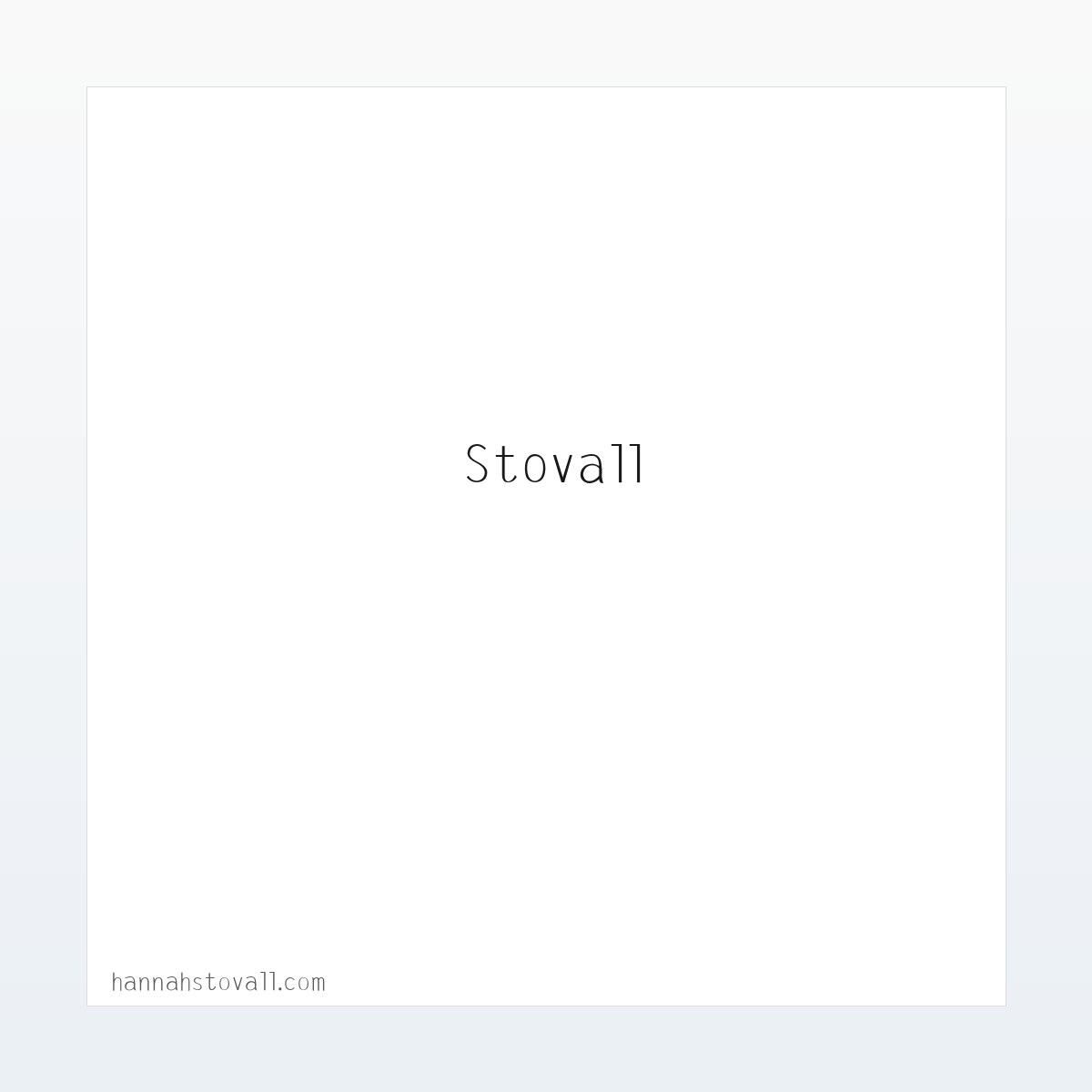 专题内容 - Hannah Stovall 方图